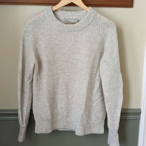 Everlane Oversize Alpaca Crew in Almond XS